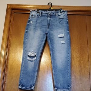 Womens KanCan Distressed Blue Jeans